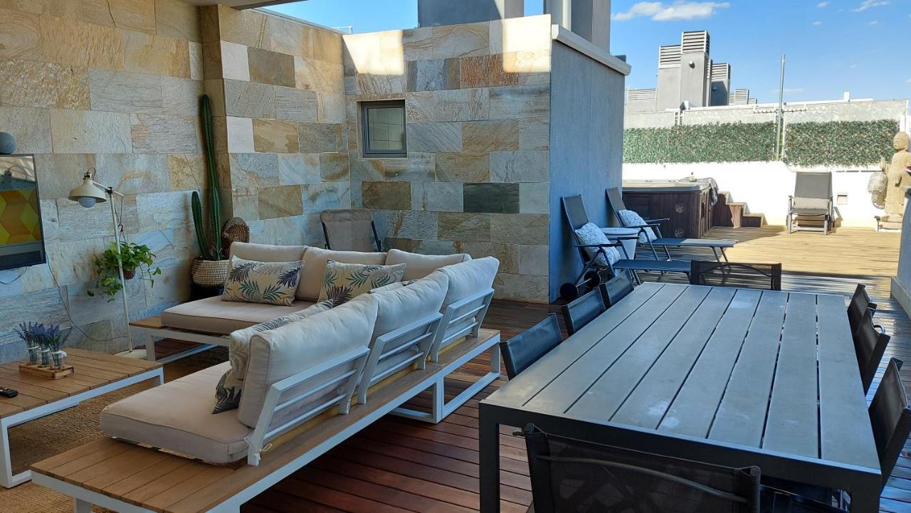 Апартаменты Atico De Lujo Con Jacuzzi Climatizado En Terraza Эльче Экстерьер фото